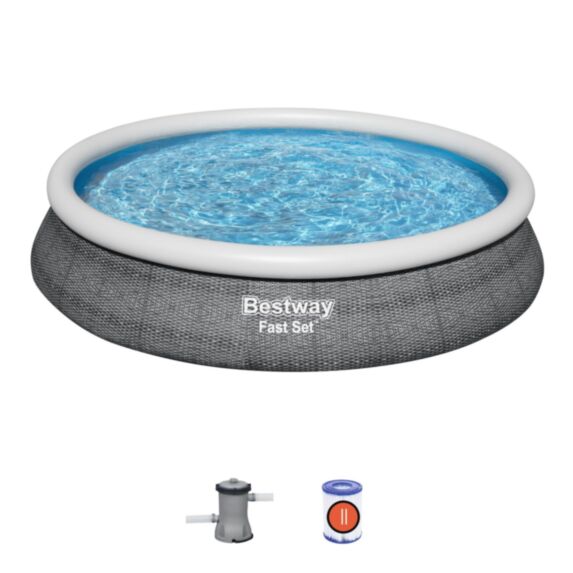 Piscine Fast Set ronde 457x100cm 9 677L - BESTWAY