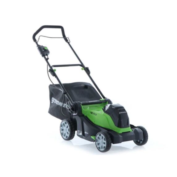 Tondeuse à batterie poussée G48LM41K4 41cm 48V 4Ah - GREENWORKS