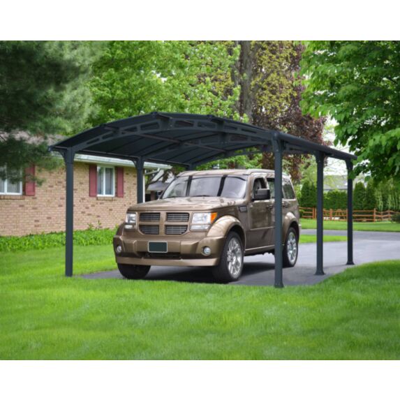 Carport alu Arcadia 5000® Gris 18,17m² - CANOPIA by PALRAM