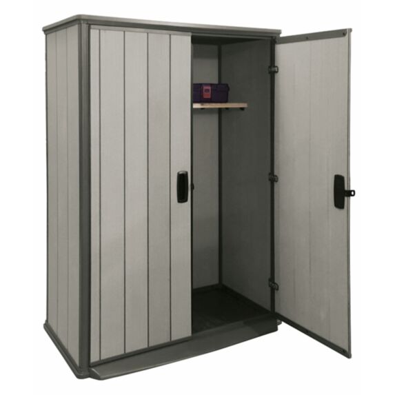 Armoire jardin résine haute Brossium®- 1400 L – gris