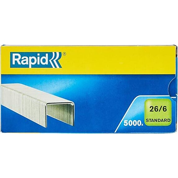 3x5000 agrafeuses Standard 26/6 - RAPID