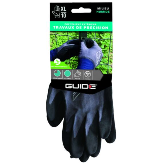 Gants polyvalent extérieur taille 10 multicolore - GUIDE