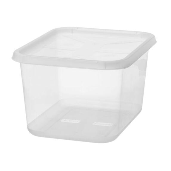 Boîte Basic 25L transparent - SMARTSTORE