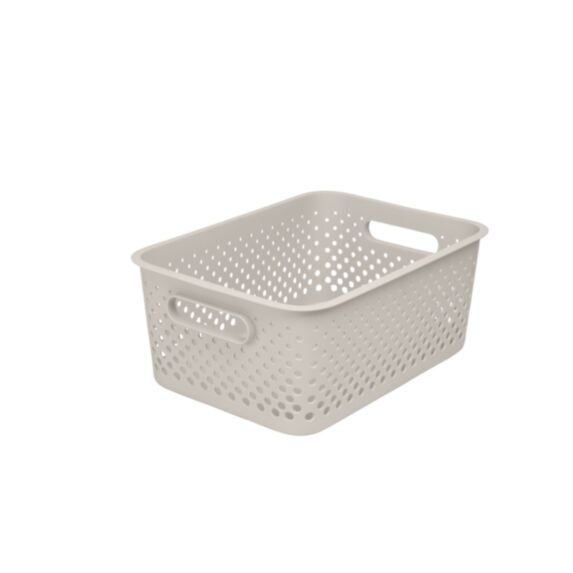 Boîte Essence L plastique recyclé lin - SMARTSTORE