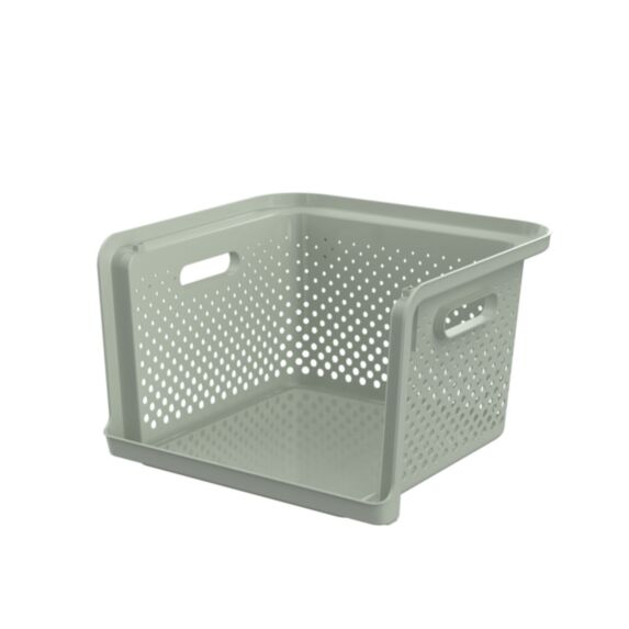 Boîte Essence Stack plastique sage - SMARTSTORE
