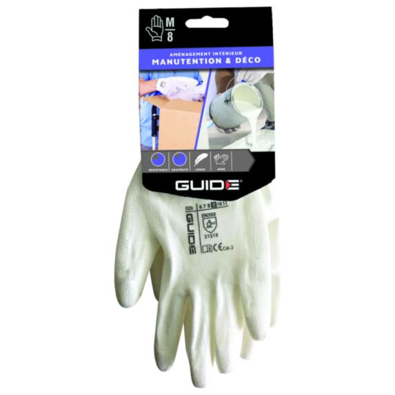 Gants aménagement intérieur 520 taille 8