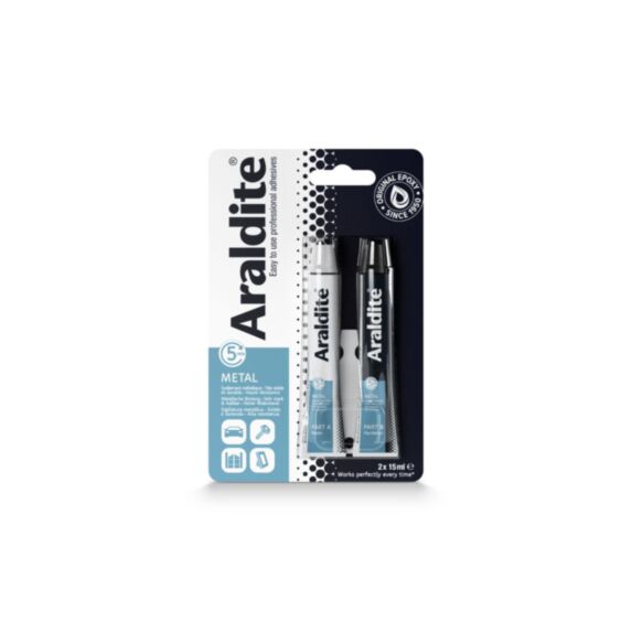 Colle métal 2x15ml - ARALDITE