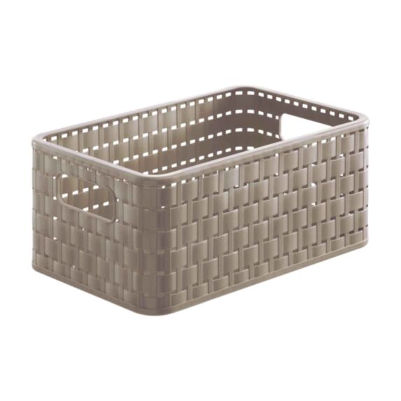 Panier de rangement Country 6 L taupe - SUNDIS