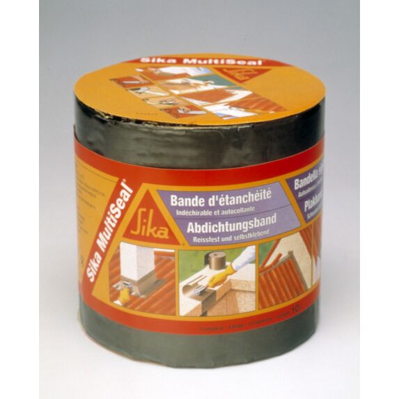 Bande d'étanchéité autocollante à froid Multiseal 10 cm x 3 m gris - SIKA