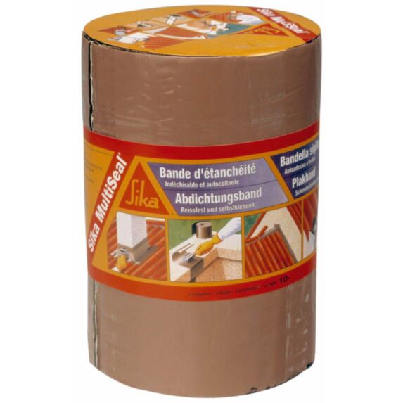 Bande d'étanchéité autocollante à froid Multiseal 22.5 cm x 3 m terre cuite - SIKA