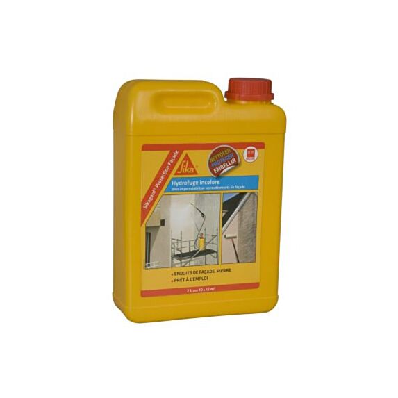 Protection hydrofuge pour façade Sikagard incolore 2 L - SIKA