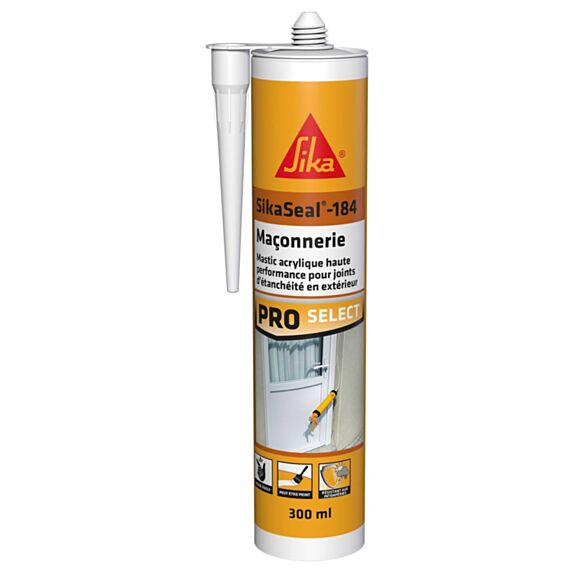 Mastic acrylique maçonnerie SIKASEAL 184 - SIKA