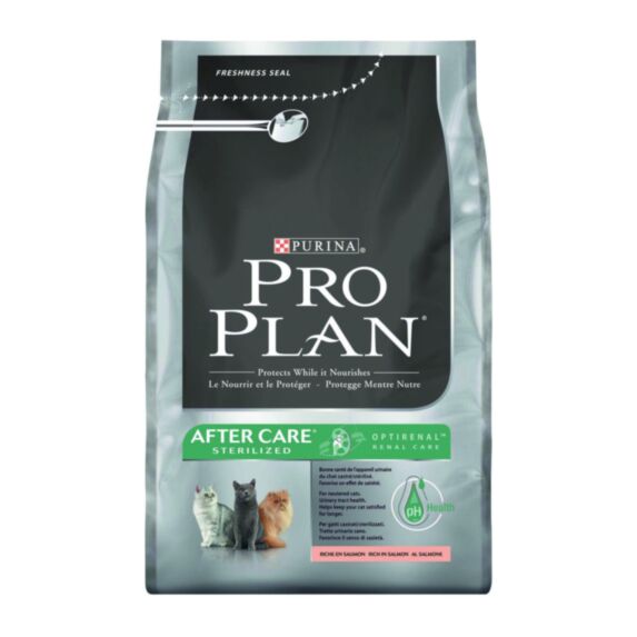 Croquettes chat stérilisé Optirenal saumon 1,5 kg - PRO PLAN