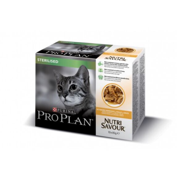 Pâtée Chat Stérilisé Bœuf 85g - PRO PLAN NUTRISAVOUR