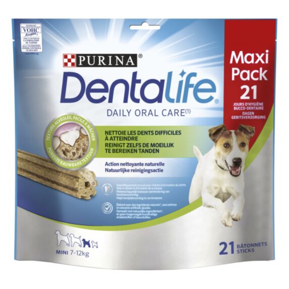 21 Friandises Petit Chien Hygiène Bucco-dentaire au Quotidien 345gr - PURINA DENTALIFE