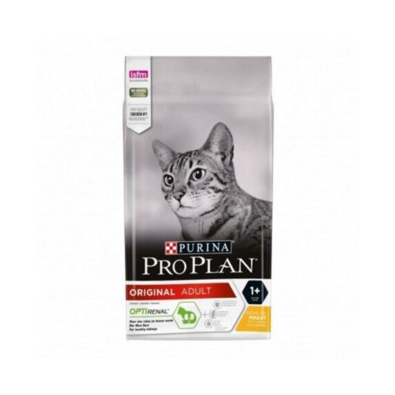 Croquettes Chat Original Optirenal Riche en Poulet 1,5kg - PRO PLAN