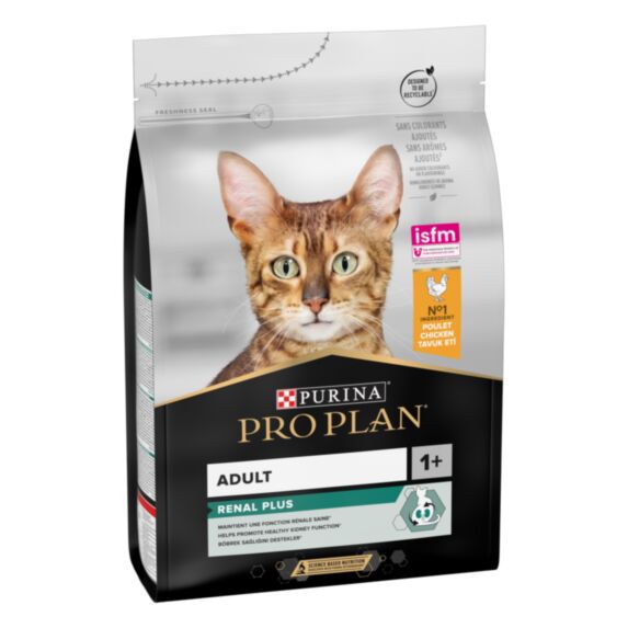 Croquettes Chat Original Optirenal Riche en Poulet 3kg - PRO PLAN