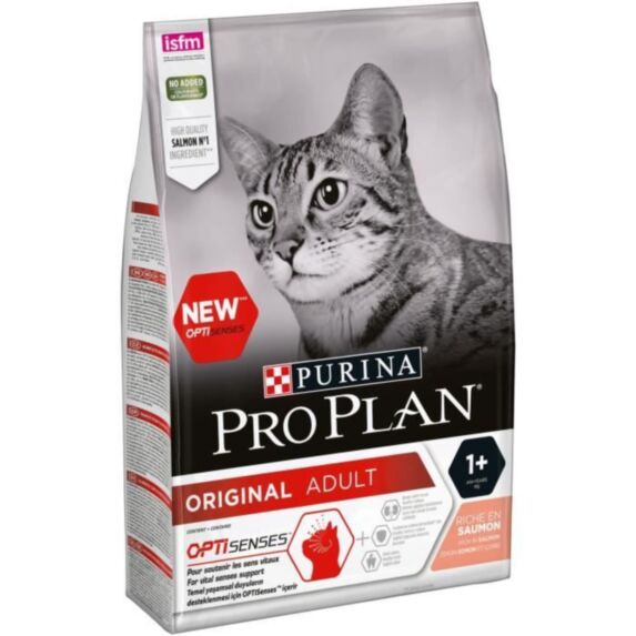 Croquettes Chat Original Optisenses Riche en Saumon 3kg - PRO PLAN