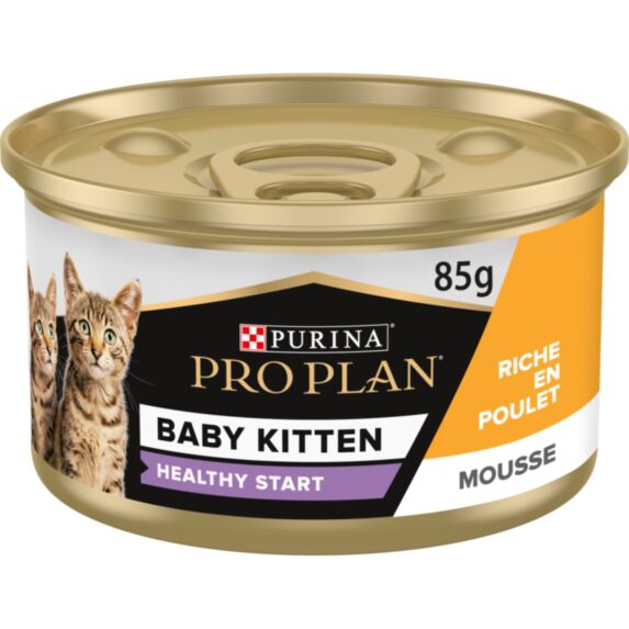 Pâtée Chaton Mousse au Poulet 24x85g - PRO PLAN