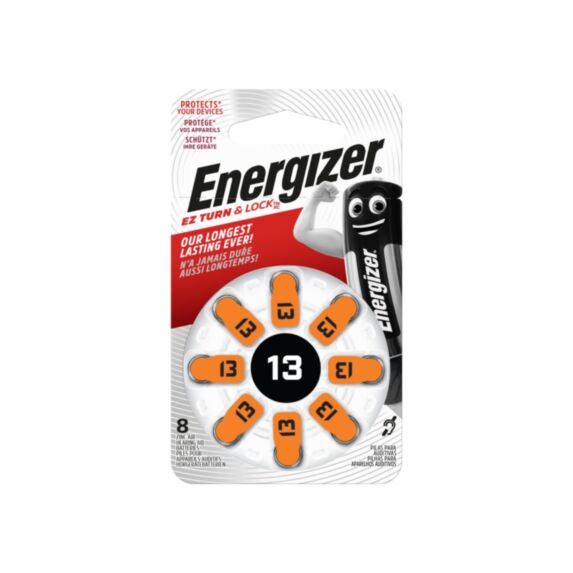 Pile auditive 13 PR48 1,4V zinc air 0% mercure - ENERGIZER