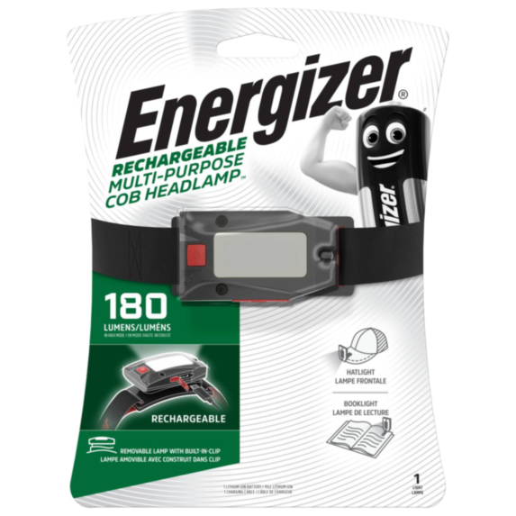 Lampe frontale amovible rechargeable 180lm - ENERGIZER