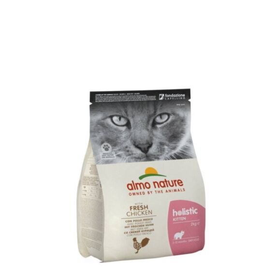 Croquettes chaton Holistic poulet frais 2kg - ALMO NATURE