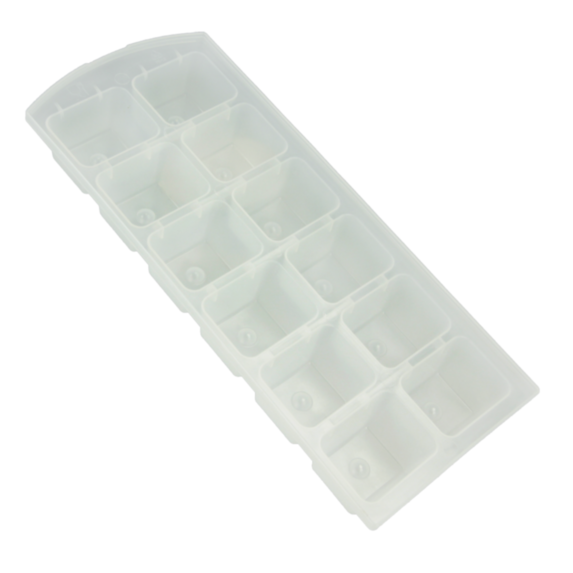 2 bacs glaçons plastique