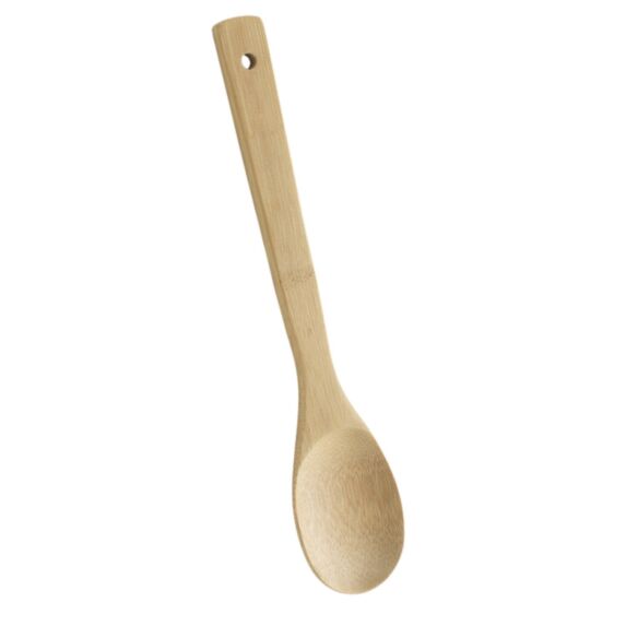 Cuillère bambou 30cm naturel - METALTEX