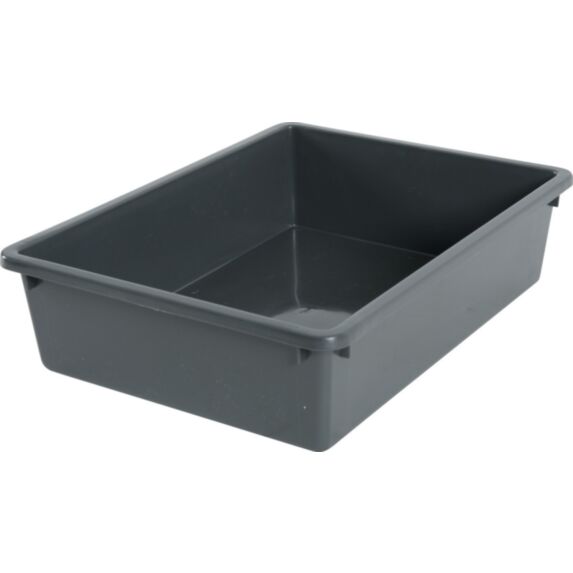 Bac à litière pour chat 38,5 x 28,5 x 9,5 cm gris - ZOLUX