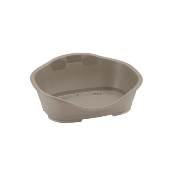 Corbeille plastique sleeper pour chien 65 cm 80 x 56 x 31 cm taupe