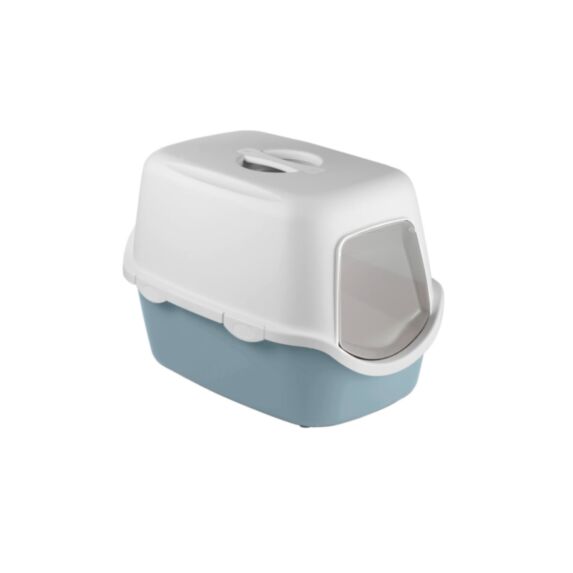 Maison de Toilette Chat Filtre Charbon Bleu Acier - ZOLUX