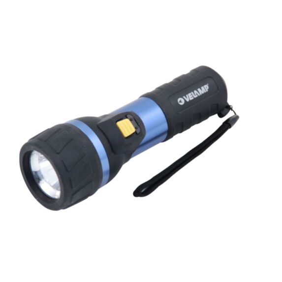 Lampe de poche LED impulse 1W 2 piles D non fournies - VELAMP