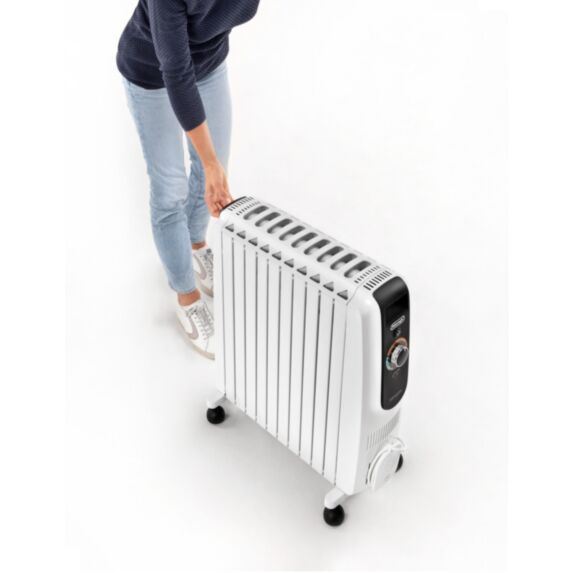 Radiateur bain d'huile Dragon 5 2500W blanc - DELONGHI