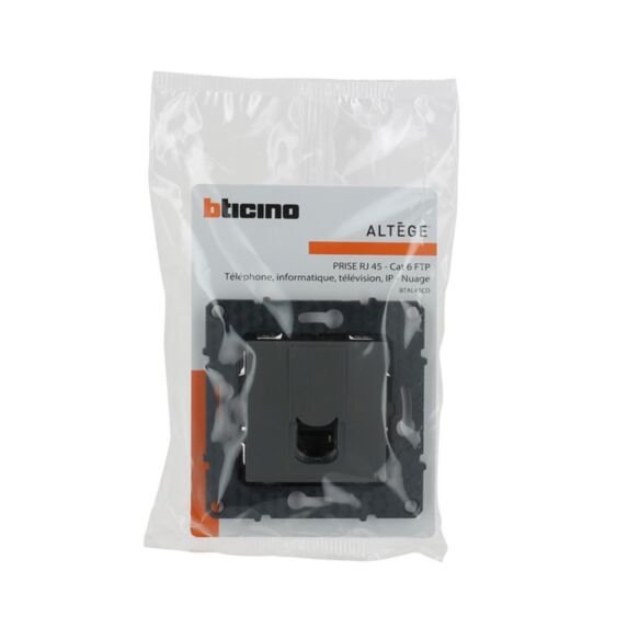 Prise RJ45 multimédia catégorie6 FTP Altège  Nuage -BTICINO