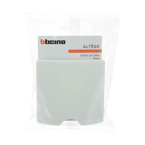 Sortie de câble avec serre câbles Altège IP21  Neige  - BTICINO