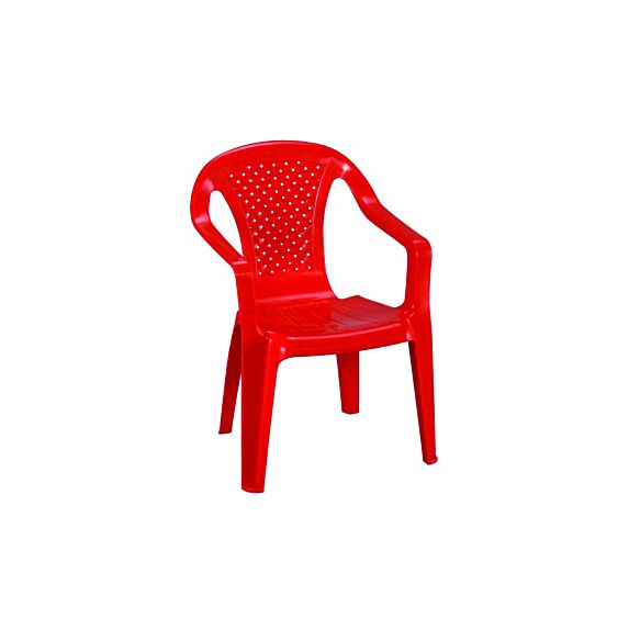 Chaise enfant Camelia rouge