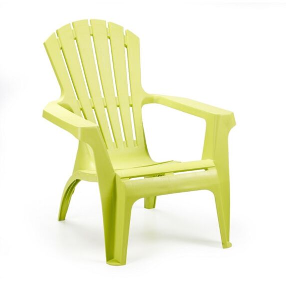 Fauteuil de jardin résine Dolomiti vert citron - PROGARDEN