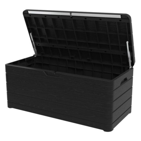 Coffre Dolomiti 640L résine 152x71x63,5cm noir anthracite - TOOMAX