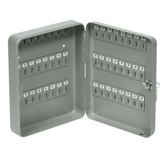 Armoire 48 clés 24 x 7 x 30 cm gris - ELEGANT