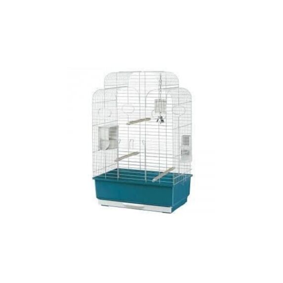 Cage Perroquet Gala Equipée Gris
