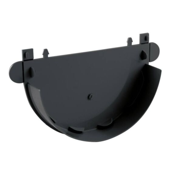 Fond universel gouttière ronde dév.250mm graphite