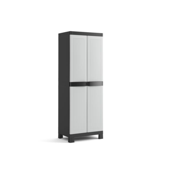 Armoire haute résine 182 x 65 x 45 cm gris/noir - KETER
