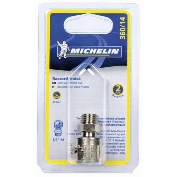 Raccord fraise et écrou fendu 1/4