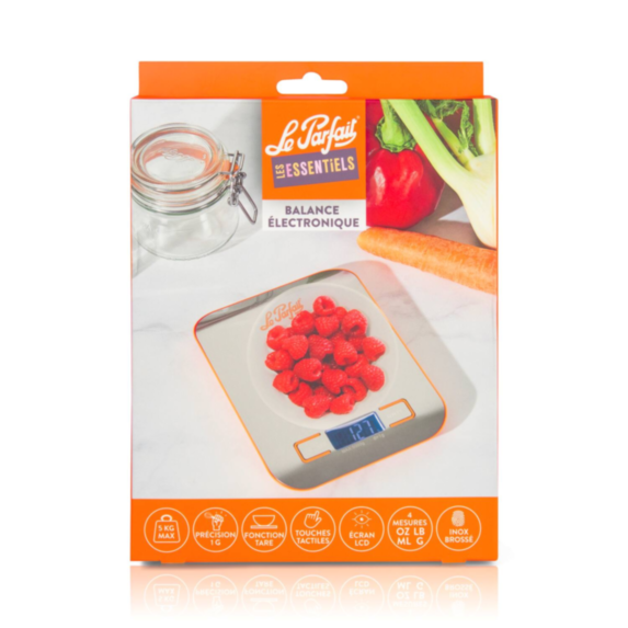Balance Électronique Inox 5kg - LE PARFAIT