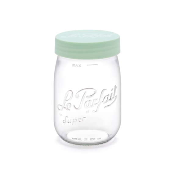 Bocal en verre Color Vis 1L Vert Clair - LE PARFAIT