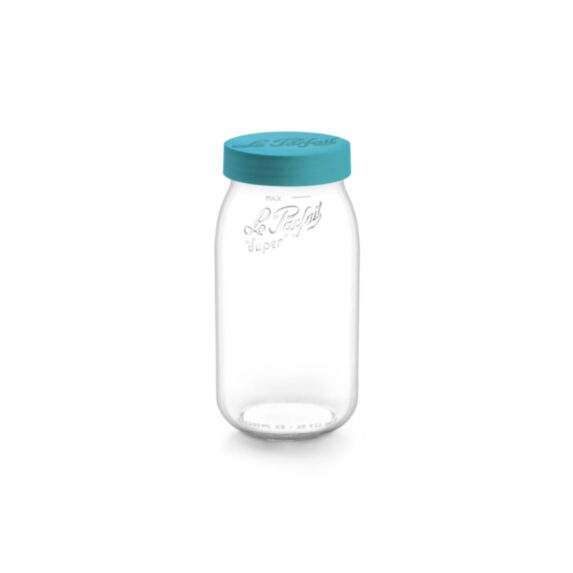 Bocal en verre Color Vis 2L Bleu - LE PARFAIT