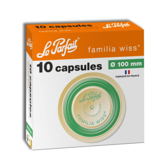 10 Capsules 100mm Familia Wiss - LE PARFAIT