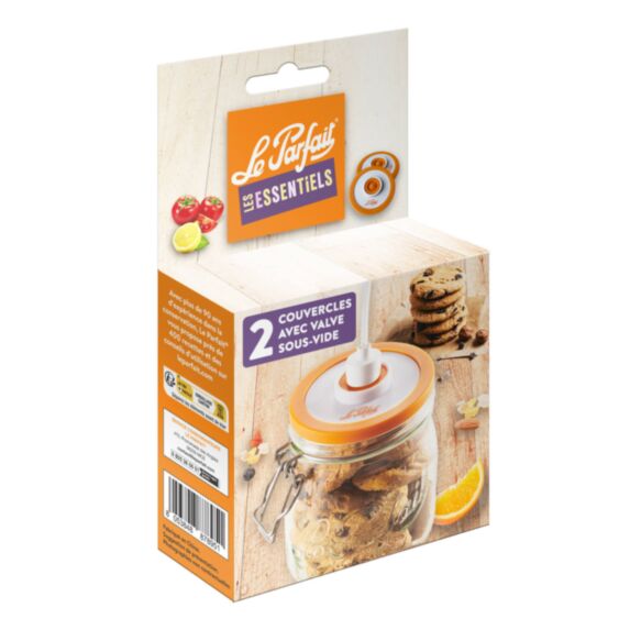 2 Couvercles Avec Valve Sous-Vide​ - LE PARFAIT