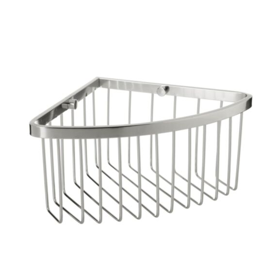 Étagère angle aluminium chromée 20x20x11,5cm - TATAY
