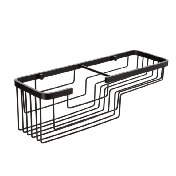 Etagère aluminium black rectangulaire 37 x 12 x 11,5 cm - TATAY